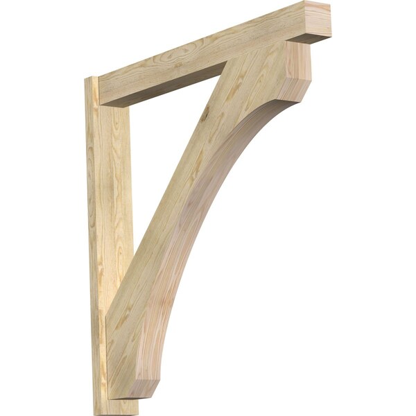 Ekena Millwork Legacy Block Rough Sawn Outlooker, Douglas Fir, 6"W x 46"D x 46"H OUT06X46X46LEC05RDF - main